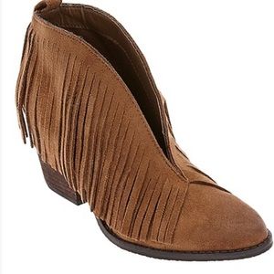 Coconuts by Matisse Saddle Lombard Fringe Booties